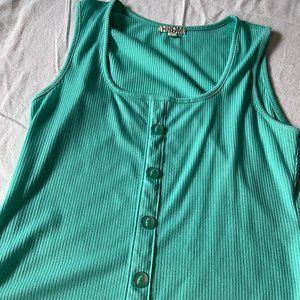 Chroma tank top square neck, size L